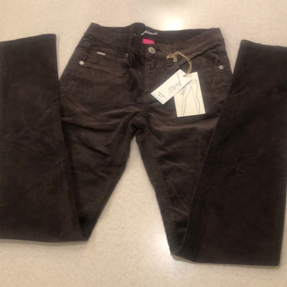 Corduroy brown NWT girls pants skinny fit